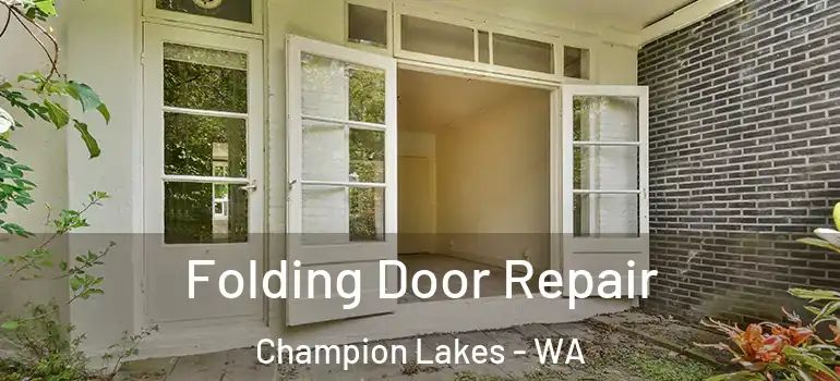 Folding Door Repair Champion Lakes - WA