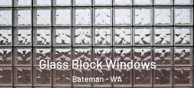 Glass Block Windows Bateman - WA