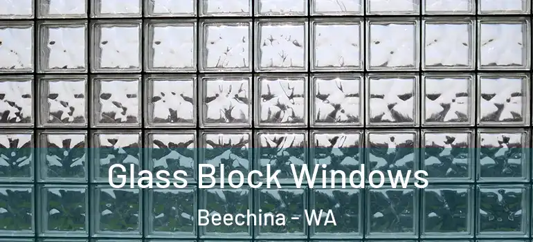 Glass Block Windows Beechina - WA