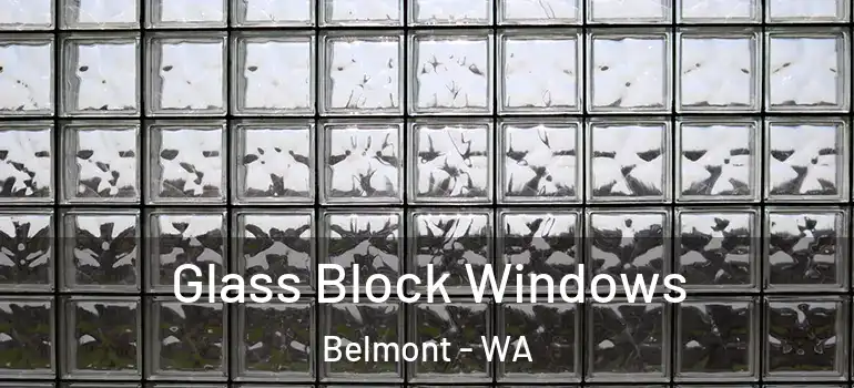 Glass Block Windows Belmont - WA