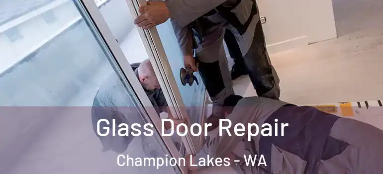 Glass Door Repair Champion Lakes - WA