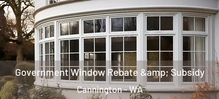  Government Window Rebate & Subsidy Cannington - WA