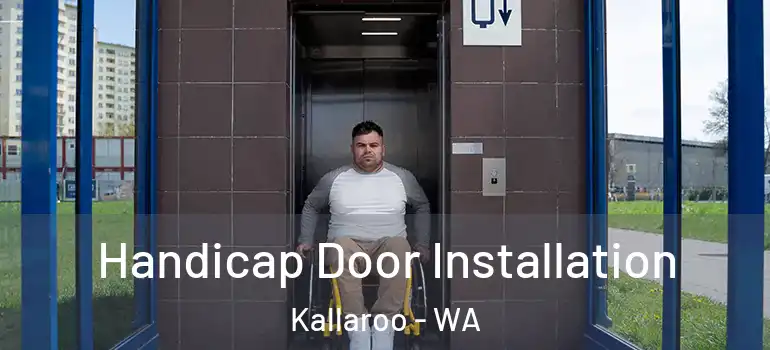  Handicap Door Installation Kallaroo - WA
