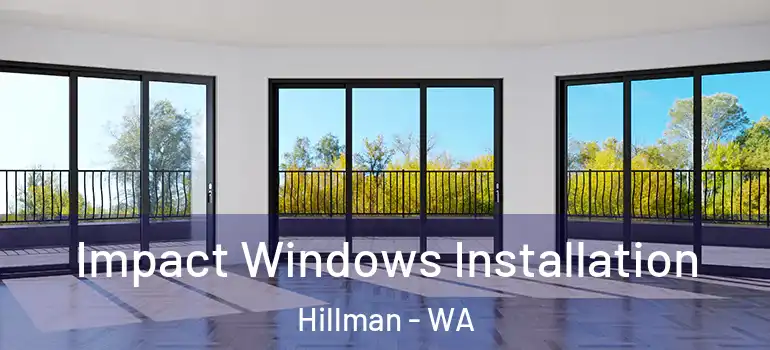  Impact Windows Installation Hillman - WA