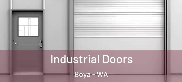 Industrial Doors Boya - WA