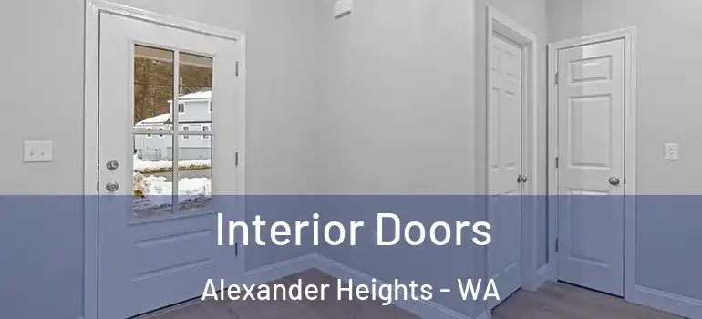  Interior Doors Alexander Heights - WA