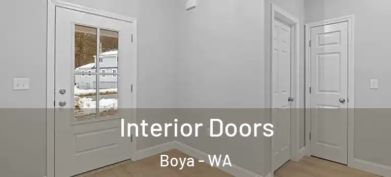 Interior Doors Boya - WA