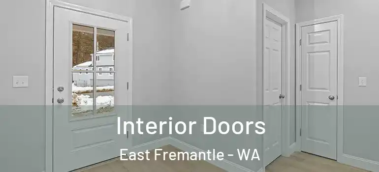  Interior Doors East Fremantle - WA