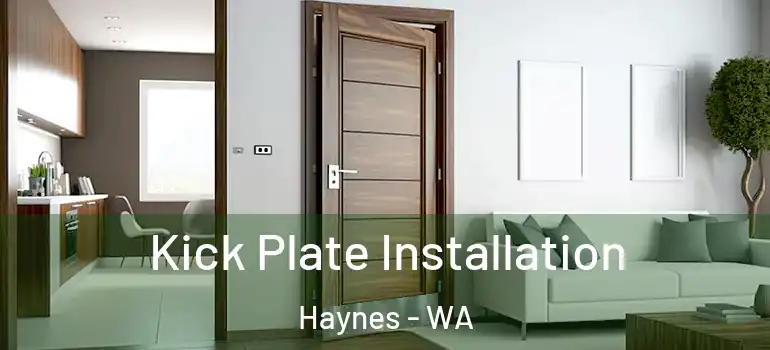  Kick Plate Installation Haynes - WA