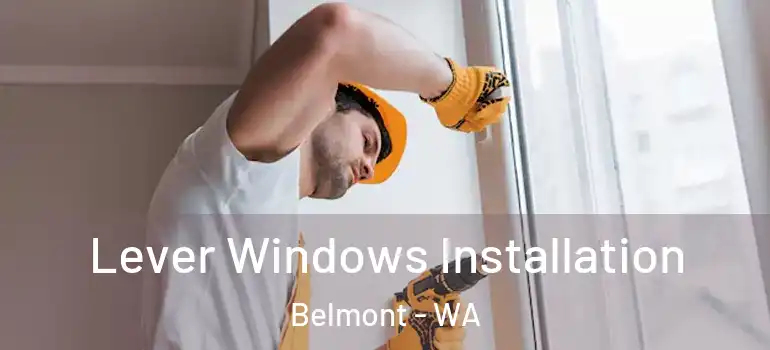  Lever Windows Installation Belmont - WA
