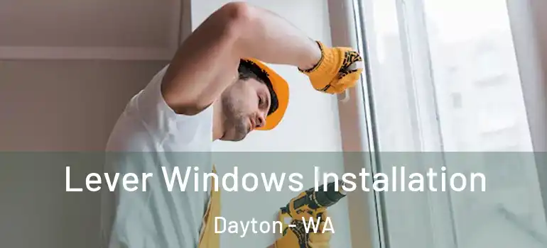 Lever Windows Installation Dayton - WA