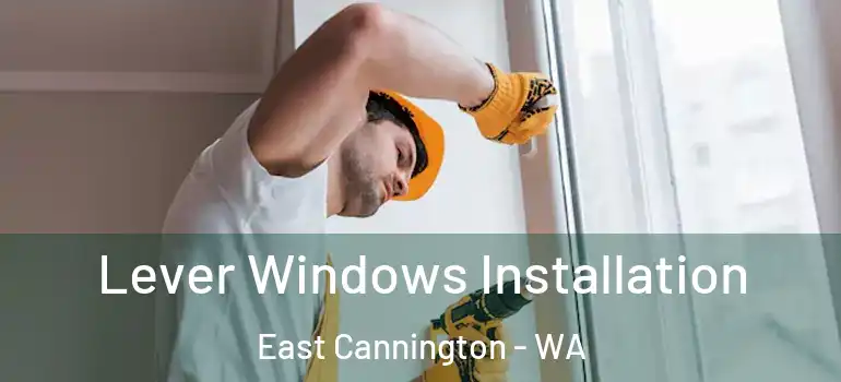Lever Windows Installation East Cannington - WA
