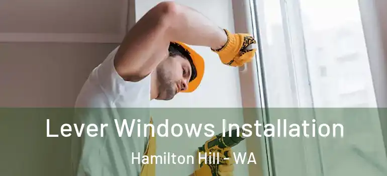  Lever Windows Installation Hamilton Hill - WA