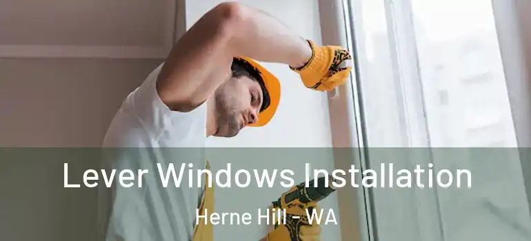 Lever Windows Installation Herne Hill - WA