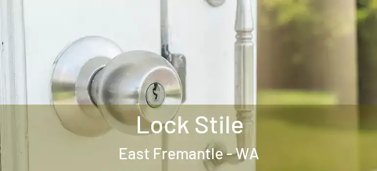  Lock Stile East Fremantle - WA