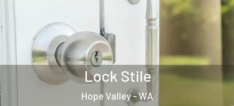  Lock Stile Hope Valley - WA