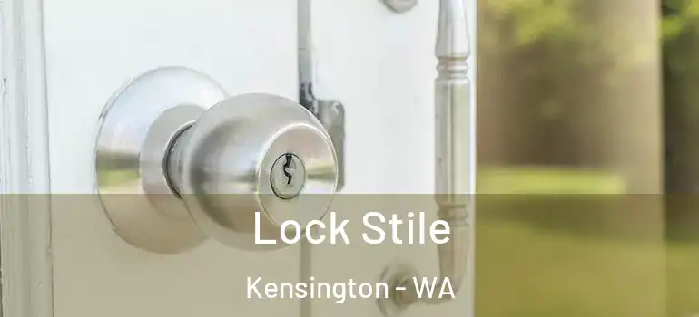  Lock Stile Kensington - WA