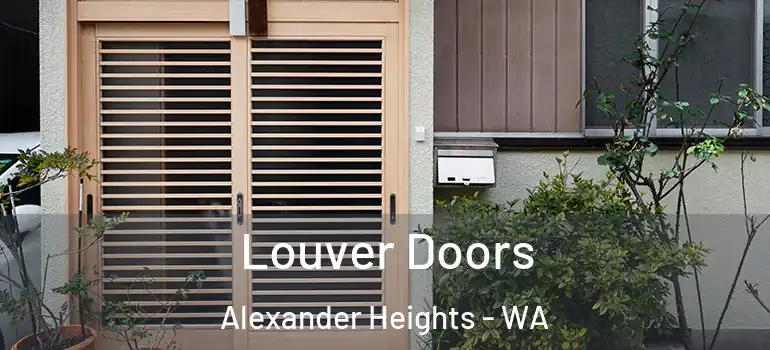  Louver Doors Alexander Heights - WA