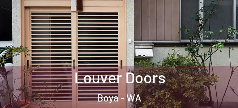 Louver Doors Boya - WA