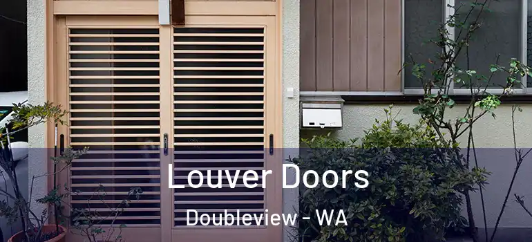  Louver Doors Doubleview - WA