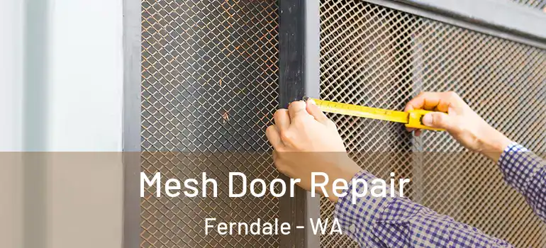 Mesh Door Repair Ferndale - WA