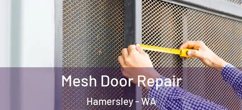  Mesh Door Repair Hamersley - WA
