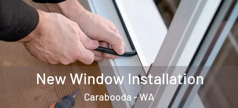 New Window Installation Carabooda - WA