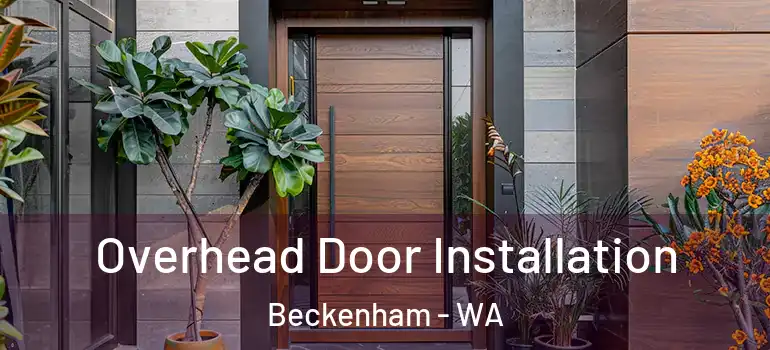  Overhead Door Installation Beckenham - WA