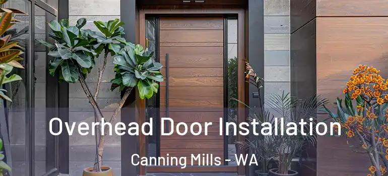 Overhead Door Installation Canning Mills - WA