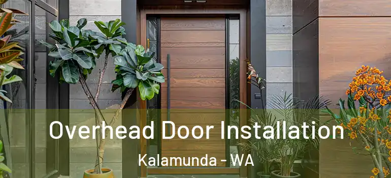  Overhead Door Installation Kalamunda - WA