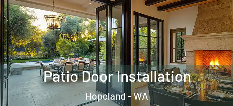 Patio Door Installation Hopeland - WA
