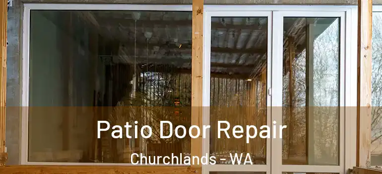 Patio Door Repair Churchlands - WA
