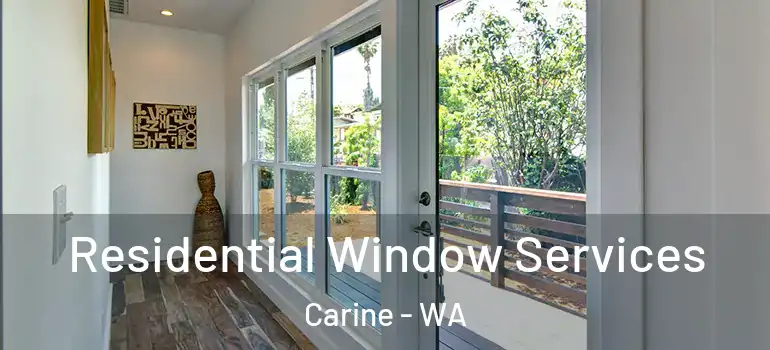 Residential Window Services Carine - WA
