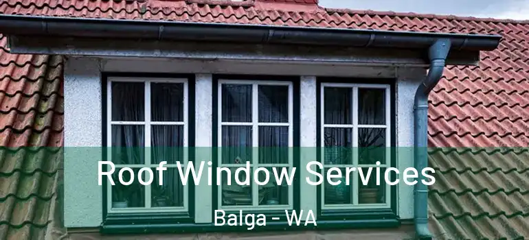 Roof Window Services Balga - WA