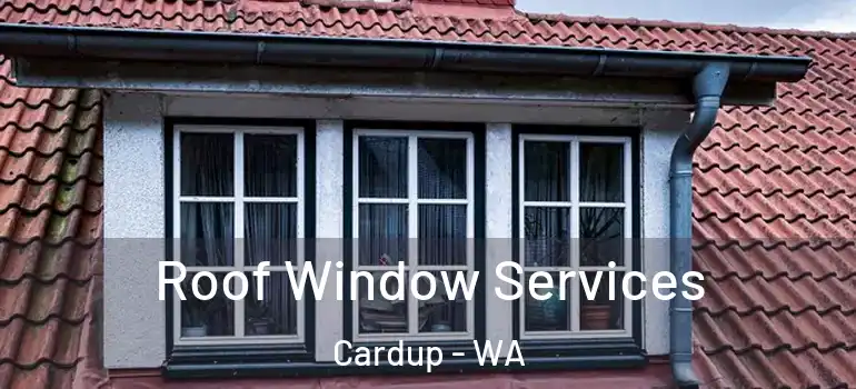 Roof Window Services Cardup - WA