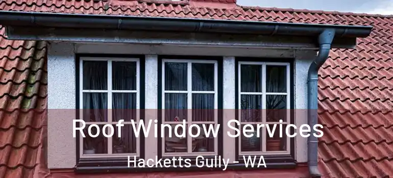 Roof Window Services Hacketts Gully - WA
