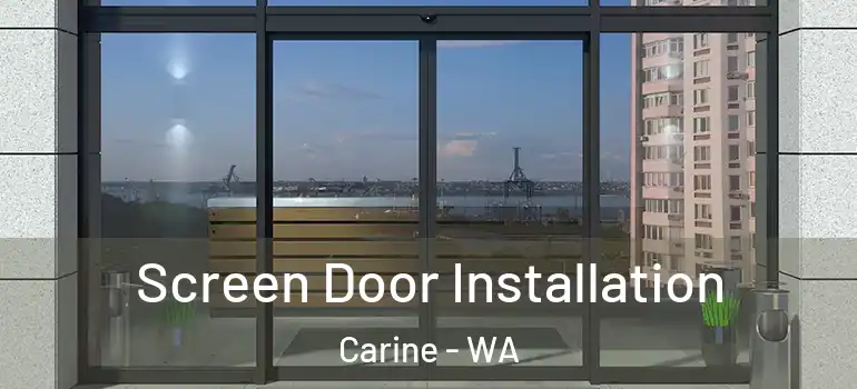  Screen Door Installation Carine - WA