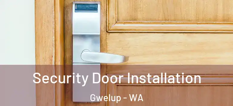 Security Door Installation Gwelup - WA