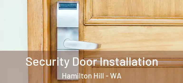  Security Door Installation Hamilton Hill - WA