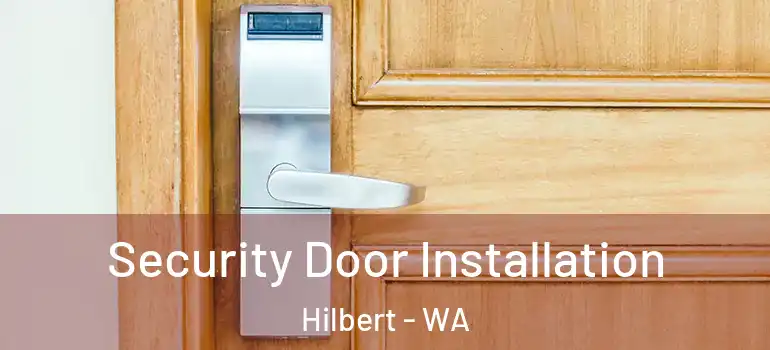 Security Door Installation Hilbert - WA