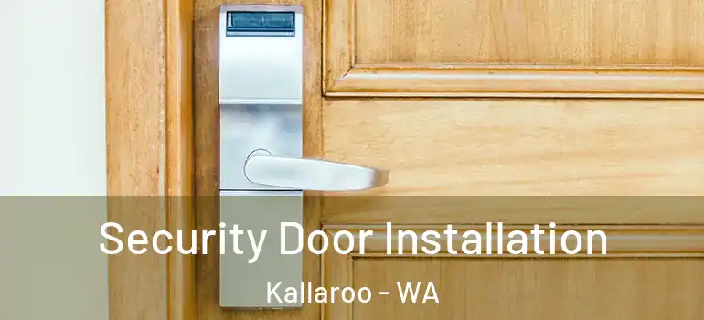  Security Door Installation Kallaroo - WA