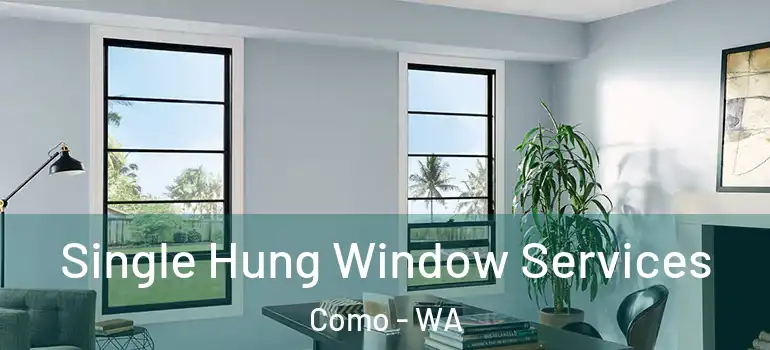  Single Hung Window Services Como - WA