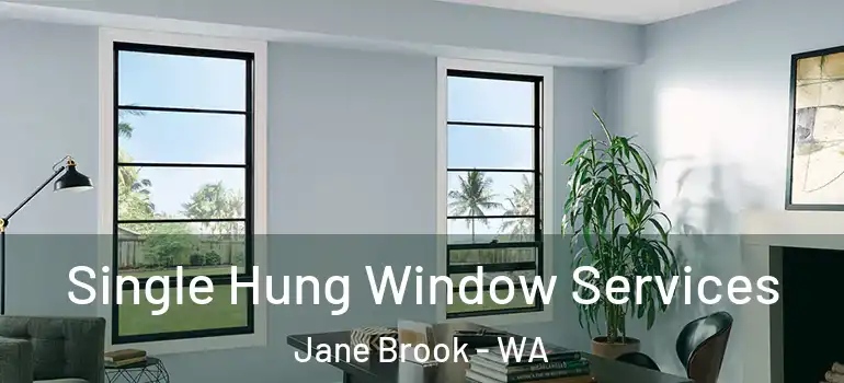  Single Hung Window Services Jane Brook - WA