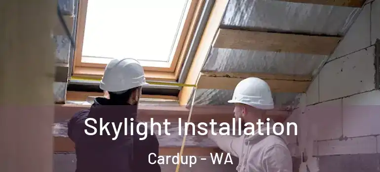  Skylight Installation Cardup - WA
