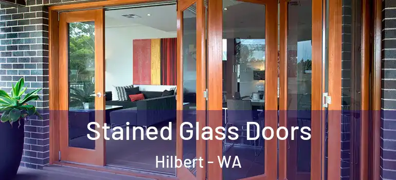  Stained Glass Doors Hilbert - WA