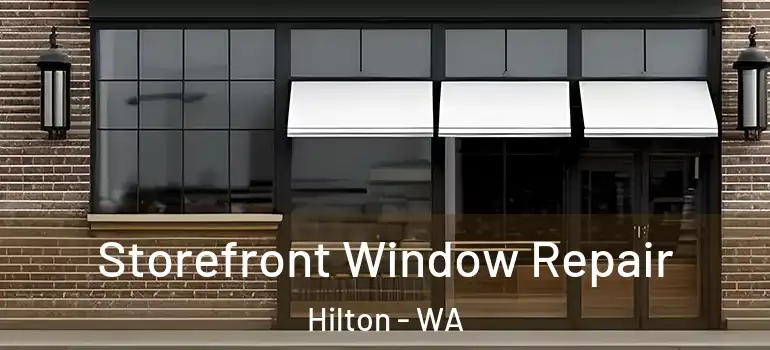 Storefront Window Repair Hilton - WA