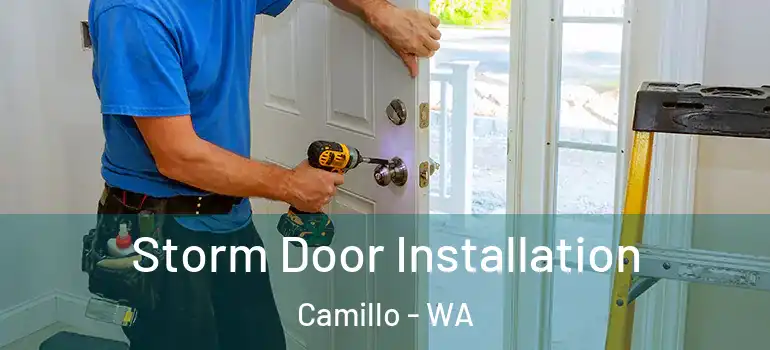  Storm Door Installation Camillo - WA