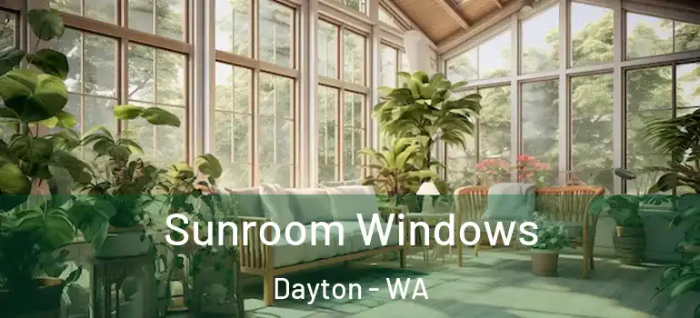 Sunroom Windows Dayton - WA