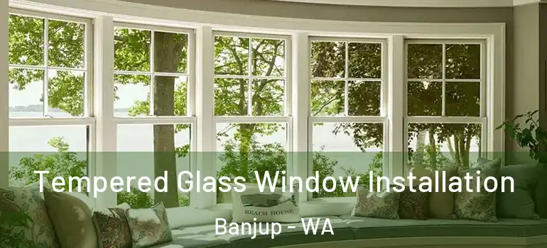  Tempered Glass Window Installation Banjup - WA