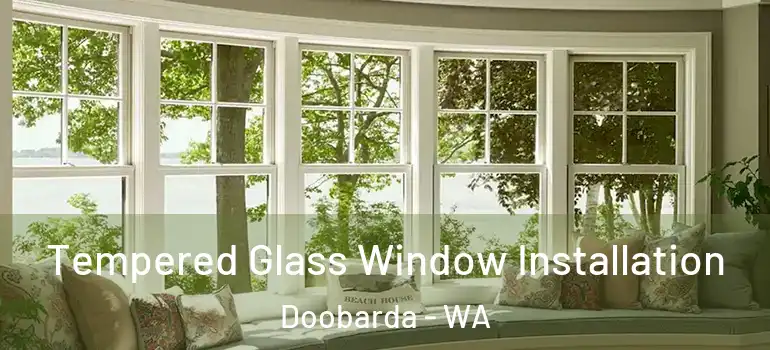 Tempered Glass Window Installation Doobarda - WA